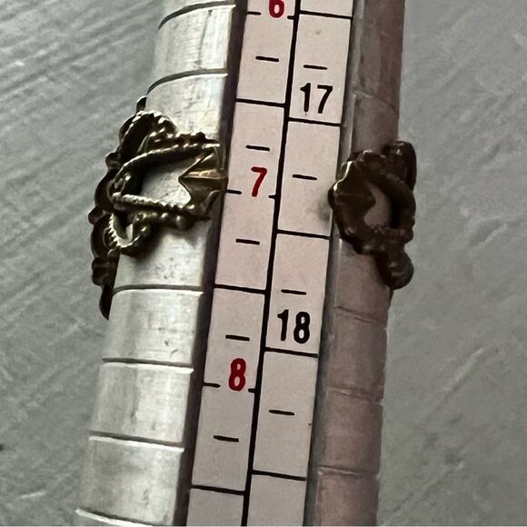 Sorrelli Brass Tone Adjustable Ring Size 7 - Picture 4 of 7